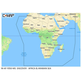 Carta C-MAP Discover - África y el Mar Arábigo