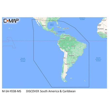 C-MAP Discover Chart - América do Sul e Caribe