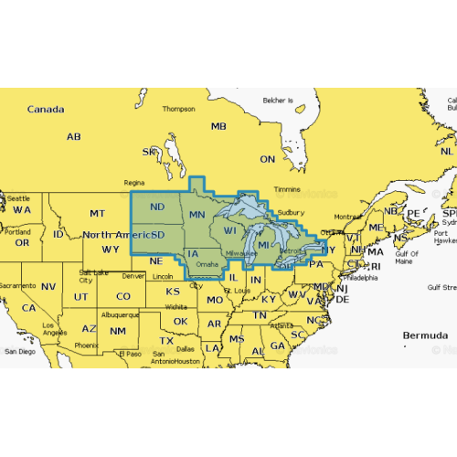 Carta Navionics Platinum+ EE. UU. Norte