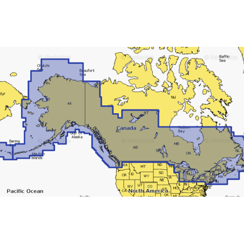 Carta Navionics Platinum+ Canada e Alaska