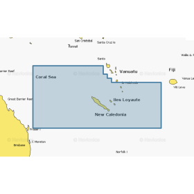 Karta över Navionics Platinium+ Nya Kaledonien