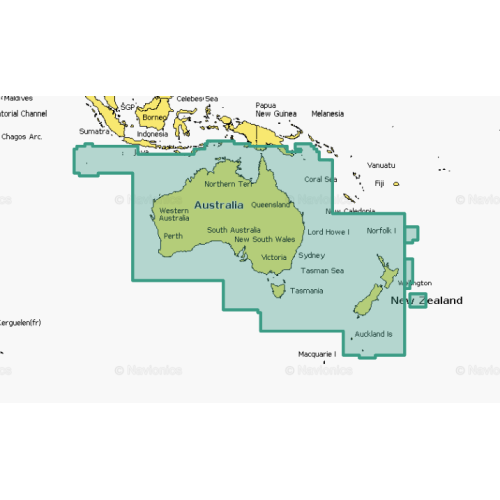 Carte Navionics Platinium+ Australie & Nouvelle-Zélande