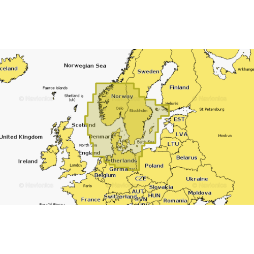 Carte Navionics Platinium+ Skagerrak & Kattegat