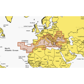 Gráfico Navionics Platinum+ Mediterrâneo e Mar Negro