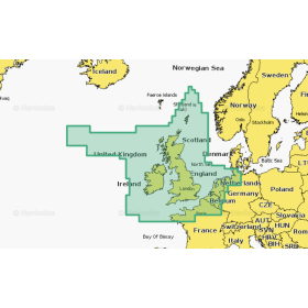 Navionics Platinum+ Karte für Großbritannien, Irland und die Niederlande