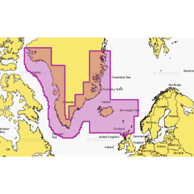 Cartão Navionics Platinum+ Groenlândia e Islândia