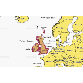 Navionics Platinum+ Seen- und Flusskarte für Großbritannien und Irland