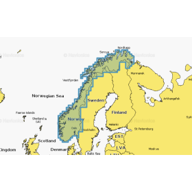 Carte Navionics Platinium+ Norvège, Lacs & Rivières