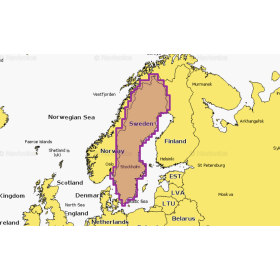 Carte Navionics Platinium+ Suède, Lacs & Rivières
