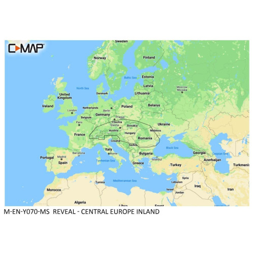 C-MAP Reveal Chart - Inland Central Europe