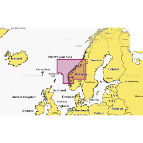 Carte Navionics Platinium+ Norway, Sognefjord - Svefjorden