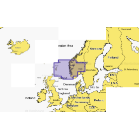 Carte Navionics Platinium+ Norvège, Lista à Sognefjord