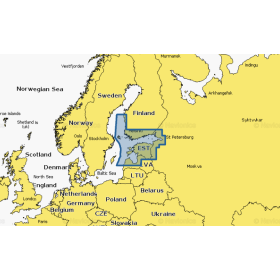 Carte Navionics Platinium+ Golfe de Finlande & Riga