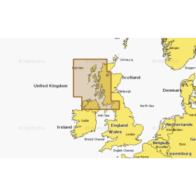 Carte Navionics Platinium+ Ecosse, Côte Ouest