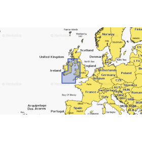 Carta Marítima da Irlanda Navionics Platinum+