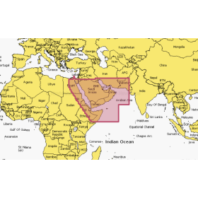 Carte Navionics Platinium+ Golfe & Mer Rouge