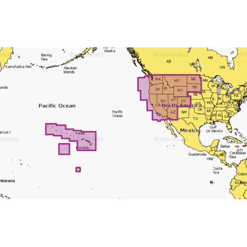 Carte Navionics+ USA Ouest