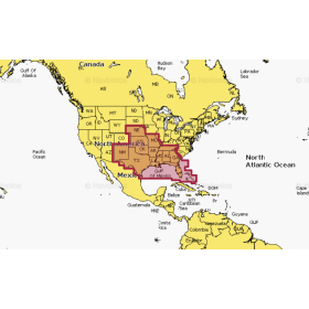 Carte Navionics+ Sud des États-Unis