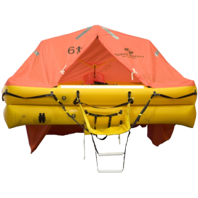 Océan Safety Ocean Ultralite 10-person coastal raft in 24-hour armament bag