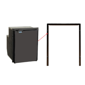 Cornice isotherm finitura nera Classic Line 100L